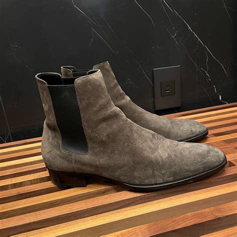 st laurent wyatt boots replica harness|wyatt 40 suede chelsea boot.